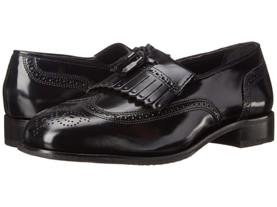 Florsheim Lexington Wingtip Tassel Slip-On Black 11.5 D (M)