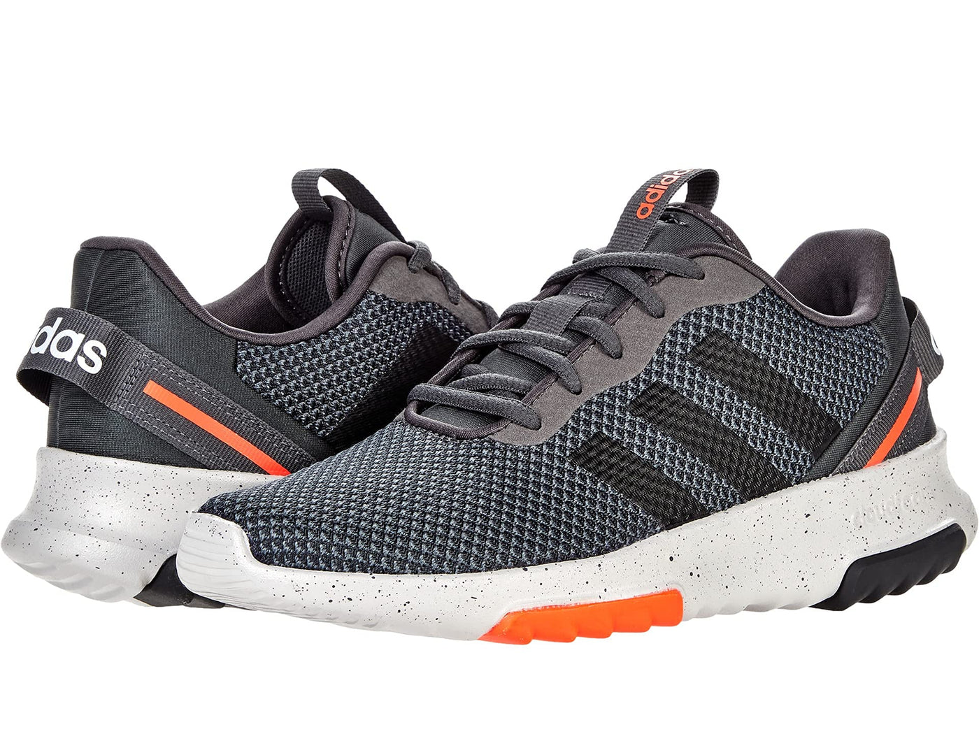 adidas Racer TR 2.0 (Little Kid/Big Kid) Grey/Black/Solar Red 4 Big Kid M