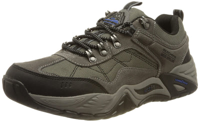 Skechers Men's Arch FIT Recon Harbin Sneaker, Gray, 11.5