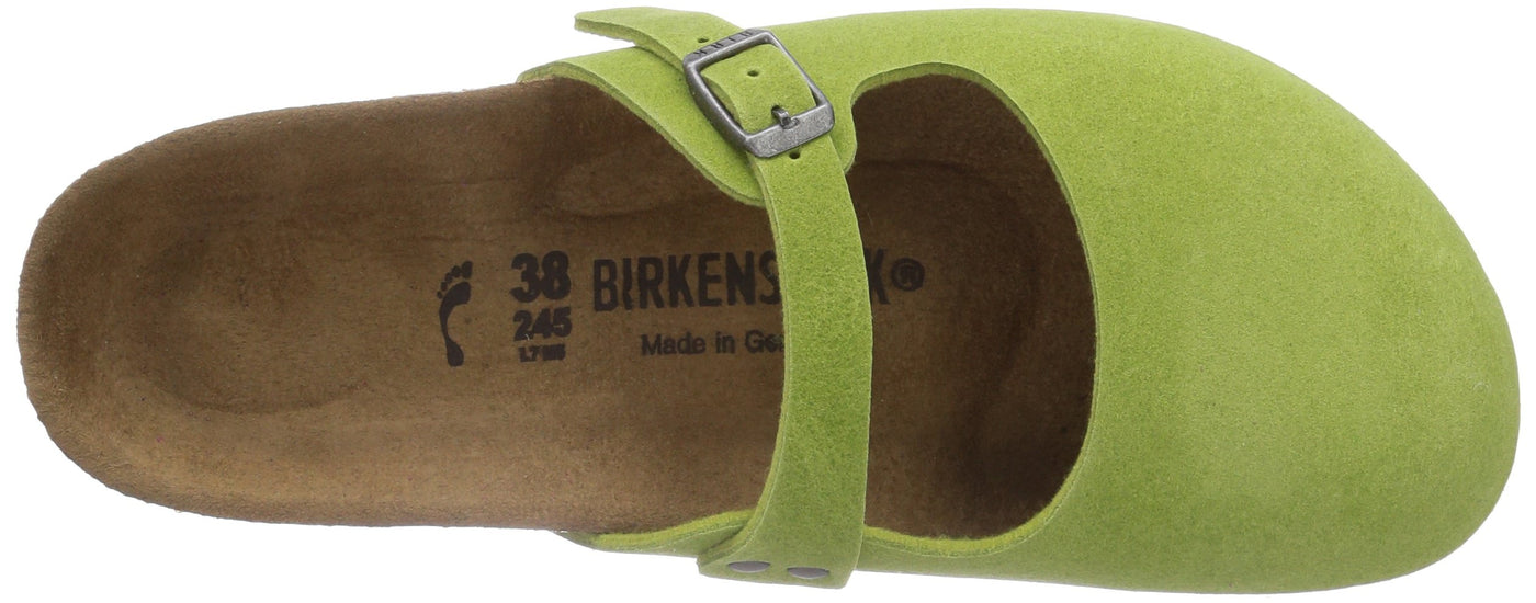 Birkenstock womens Maria from Birko-Flor Clogs 4-4.5 Green