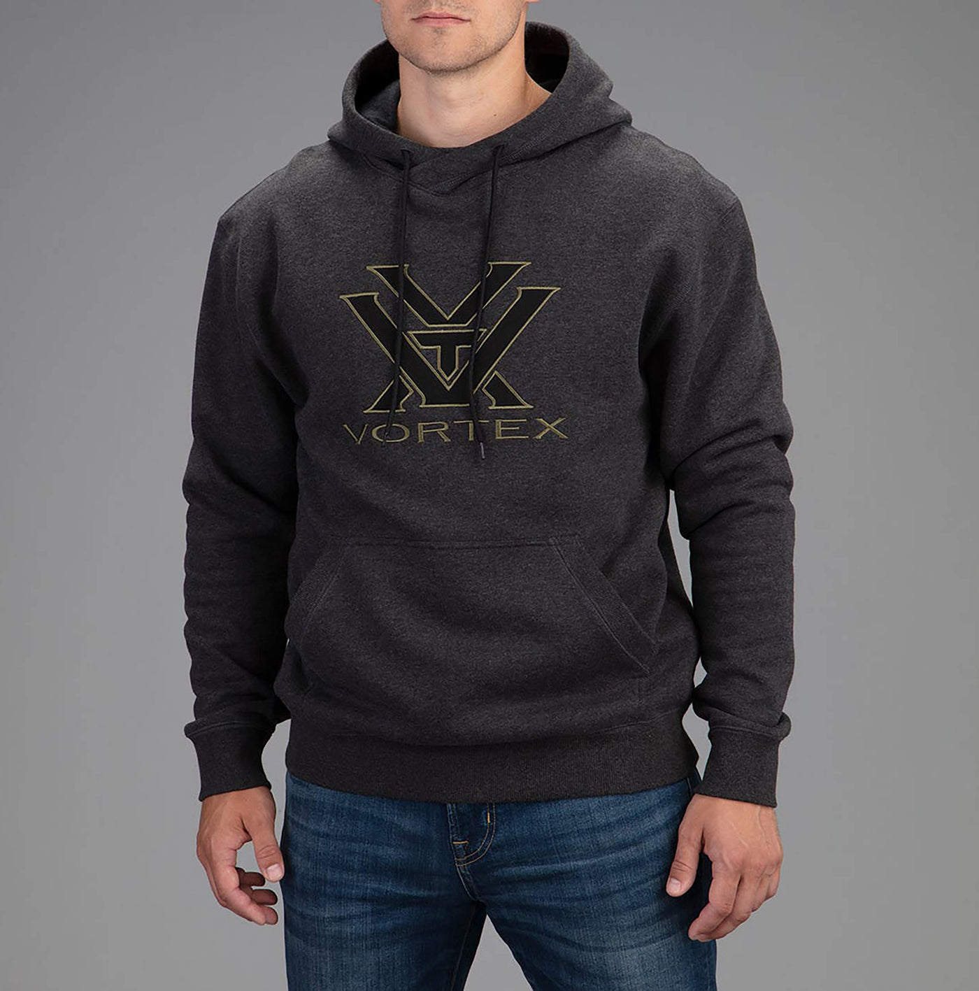 Vortex Optics Comfort Hoodie - Charcoal Heather - Medium