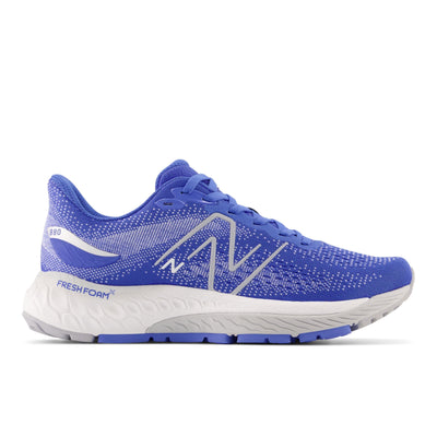 New Balance Women's, Fresh Foam 880 v2 Running Shoe 12 Wide Bright Lapis/Light Aluminum