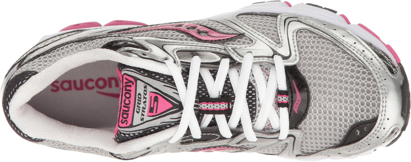 Saucony Grid Stratos 5 Silver/Black/Pink 9