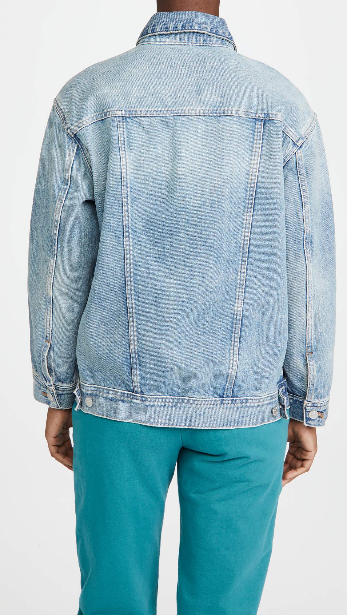 Madewell The Oversized Trucker Jean Jacket in Akenside Wash Akenside Wash SM (Women's 2-4)