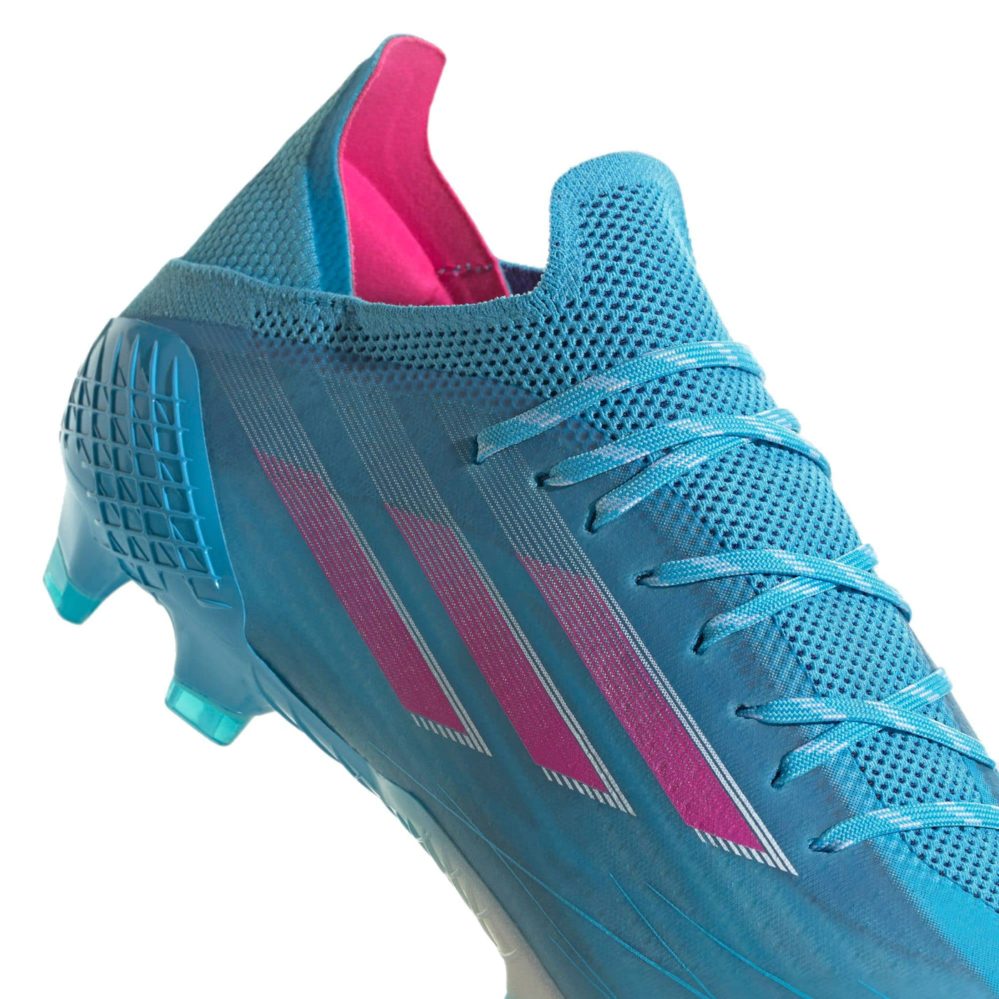 adidas Men's X SPEEDFLOW.1 FG,7.5, Sky Rush/Team Shock Pink/FTWR White