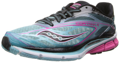 Saucony Women's Cortana 4 Running Shoe 10 Blue/Pink/Black