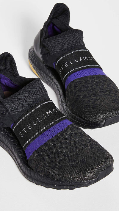 adidas by Stella McCartney Ultraboost X 3.D. Knit Sneaker Core Black/Core Purple 7 M