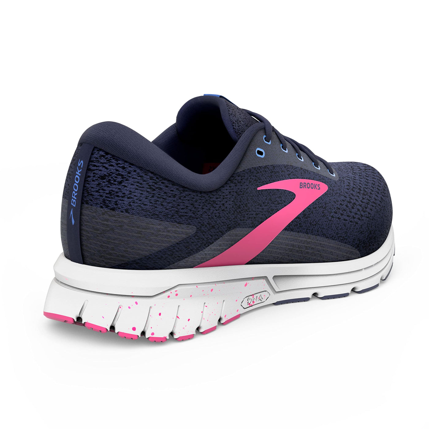 Brooks Women's Signal 3 Running Shoe - Peacoat/Amparo Blue/Pink - 8.5 Medium