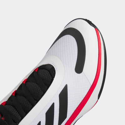 adidas Unisex Bounce Legends Sneaker, White/Core Black/Bright Red, 7.5 US Men