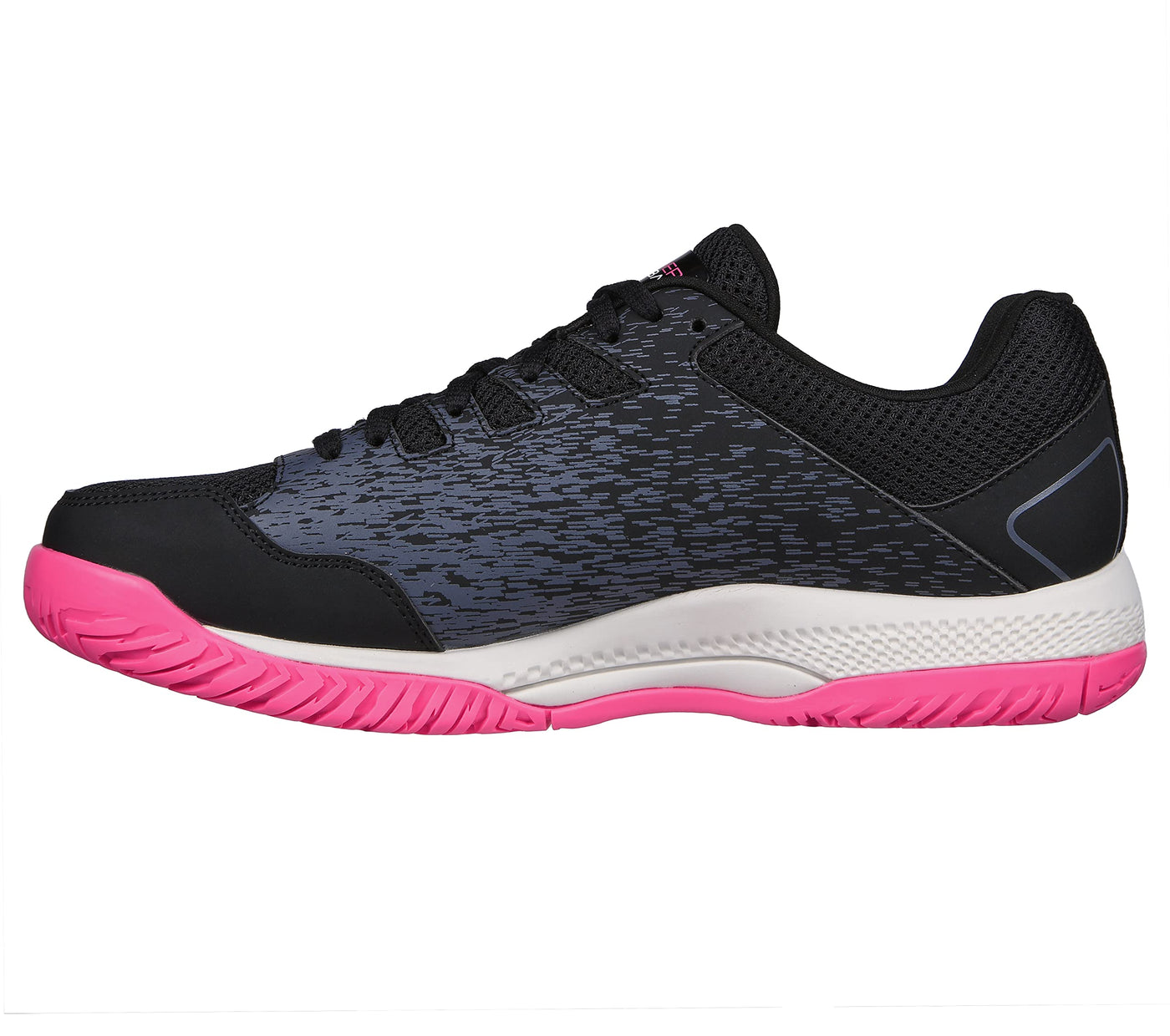 Skechers Women's Go Train Arch Fit Viper Court-Pickleball Sneaker 5 Black/Pink