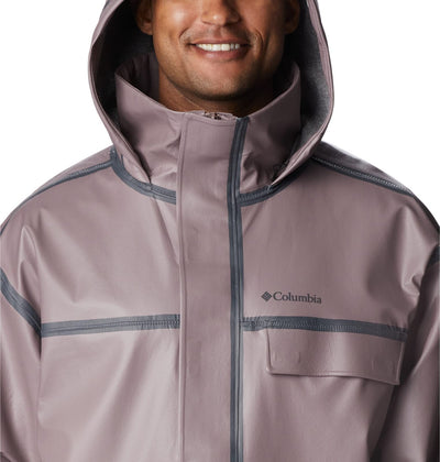 Columbia Men's Coral Ridge Odx Rain Jacket X-Large Quantum Mauve