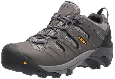 KEEN Utility Women's Lansing Low HeightSteel Toe Work Shoe 9.5 Magnet/Majolica Blue