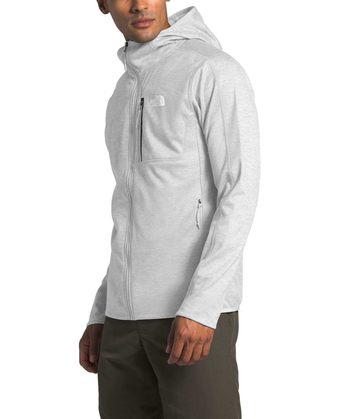 THE NORTH FACE Men's Canyonlands Hoodie Sweatshirt, TNF Light Grey Heather, Small