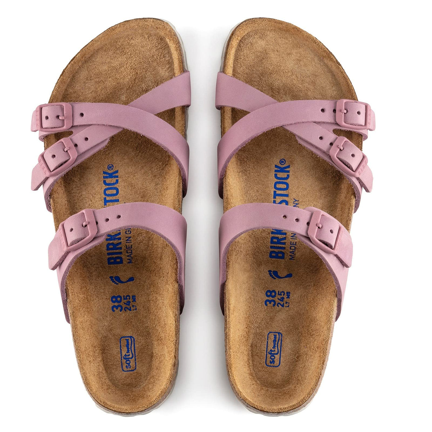 Birkenstock Franca Soft Footbed Orchid Nubuck EU 37 (US Women's 6-6.5) Regular