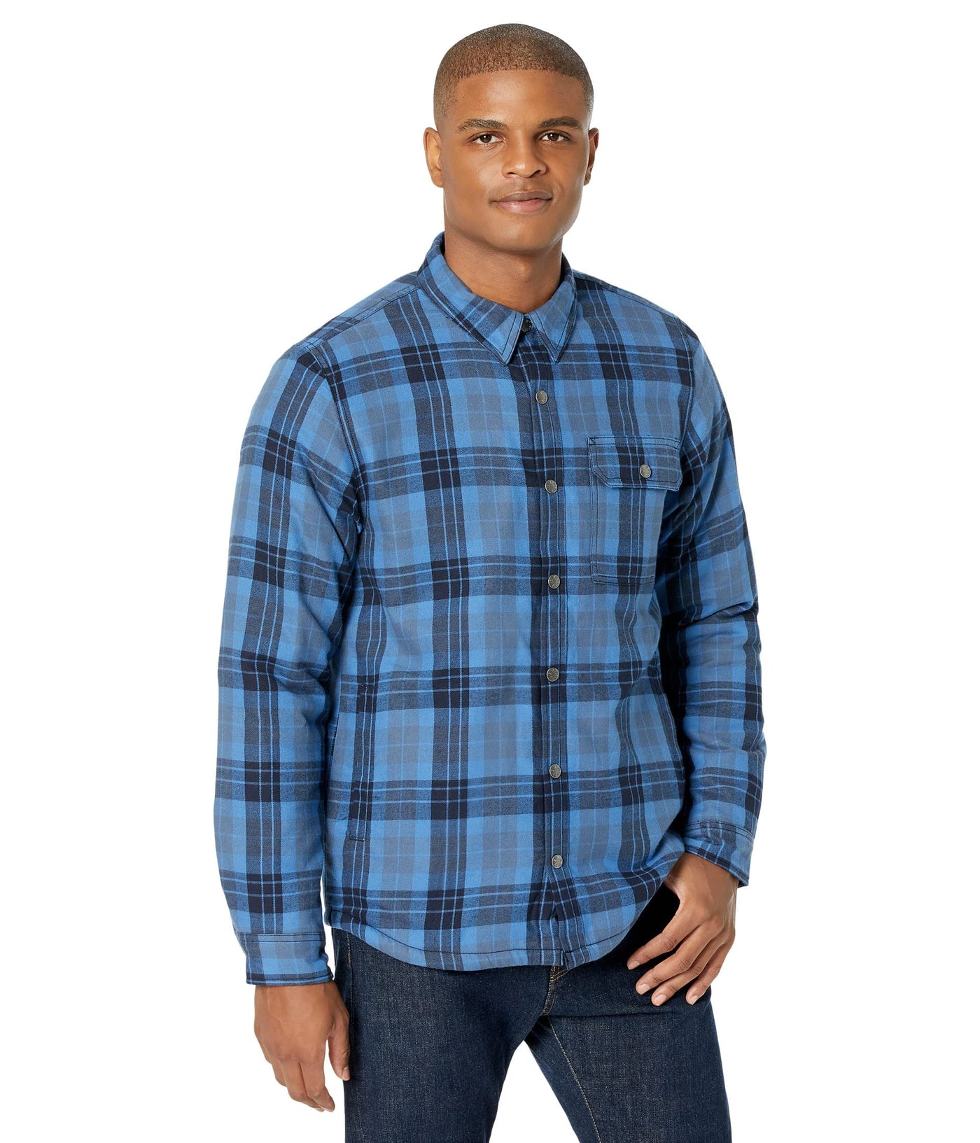 THE NORTH FACE Campshire Shirt Shady Blue Medium Icon Plaid 2 MD