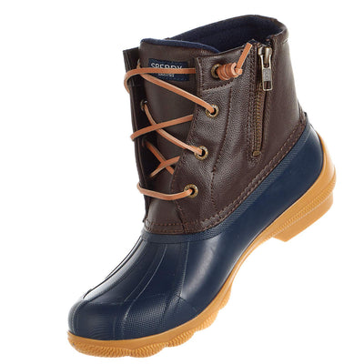 Sperry Women's Saltwater Snow Boot 6.5 Navy/Brown