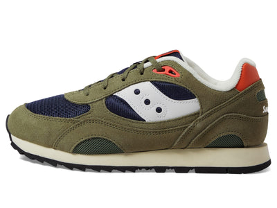 Saucony Boy's Originals Shadow 6000 (Little Kid/Big Kid) Olive/Navy/Orange 6 Big Kid M