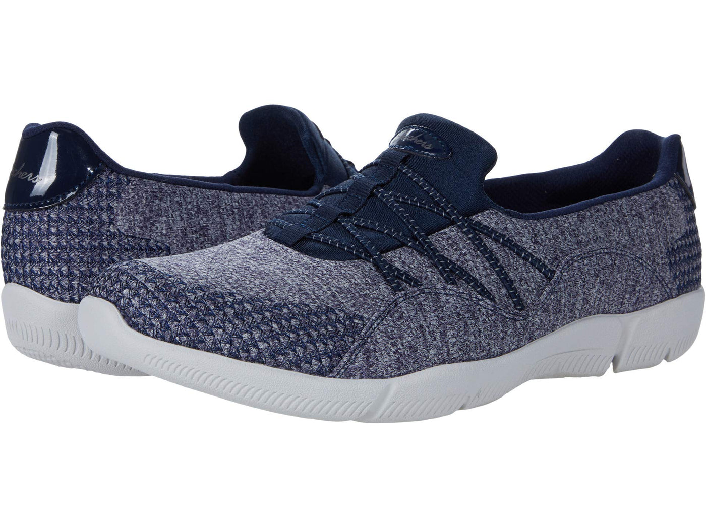 Skechers Women's Slip on Sneaker 7 Navy