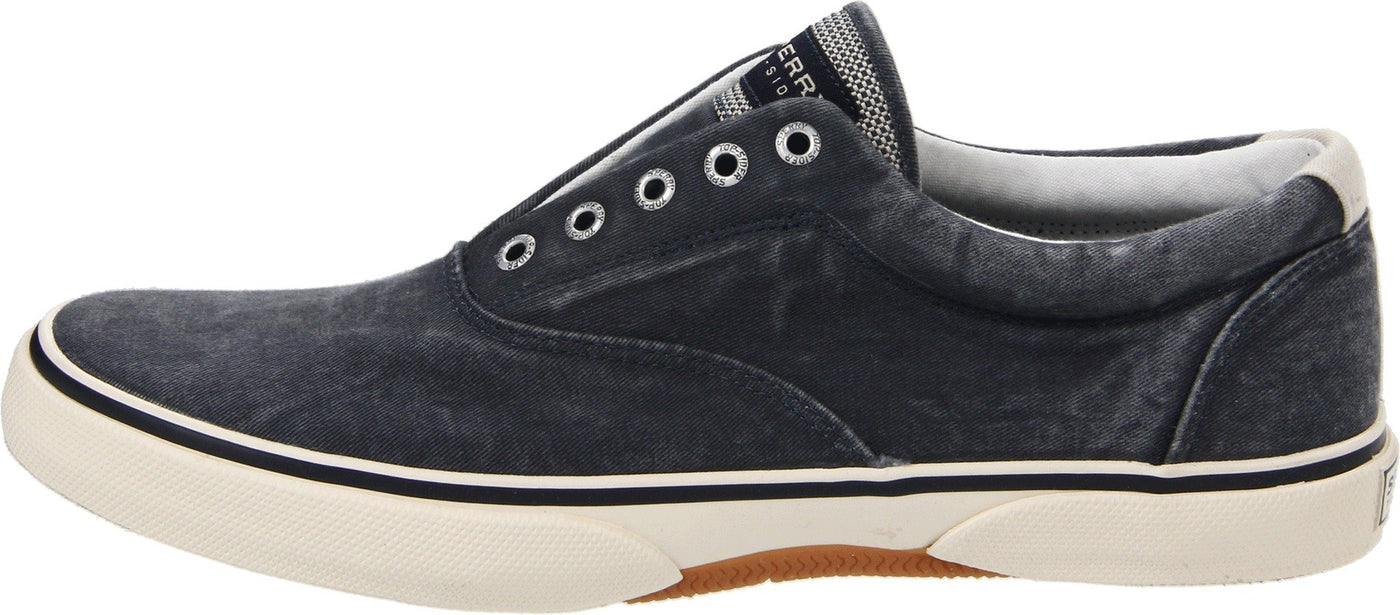 Sperry Halyard Laceless Salt Washed Navy 10