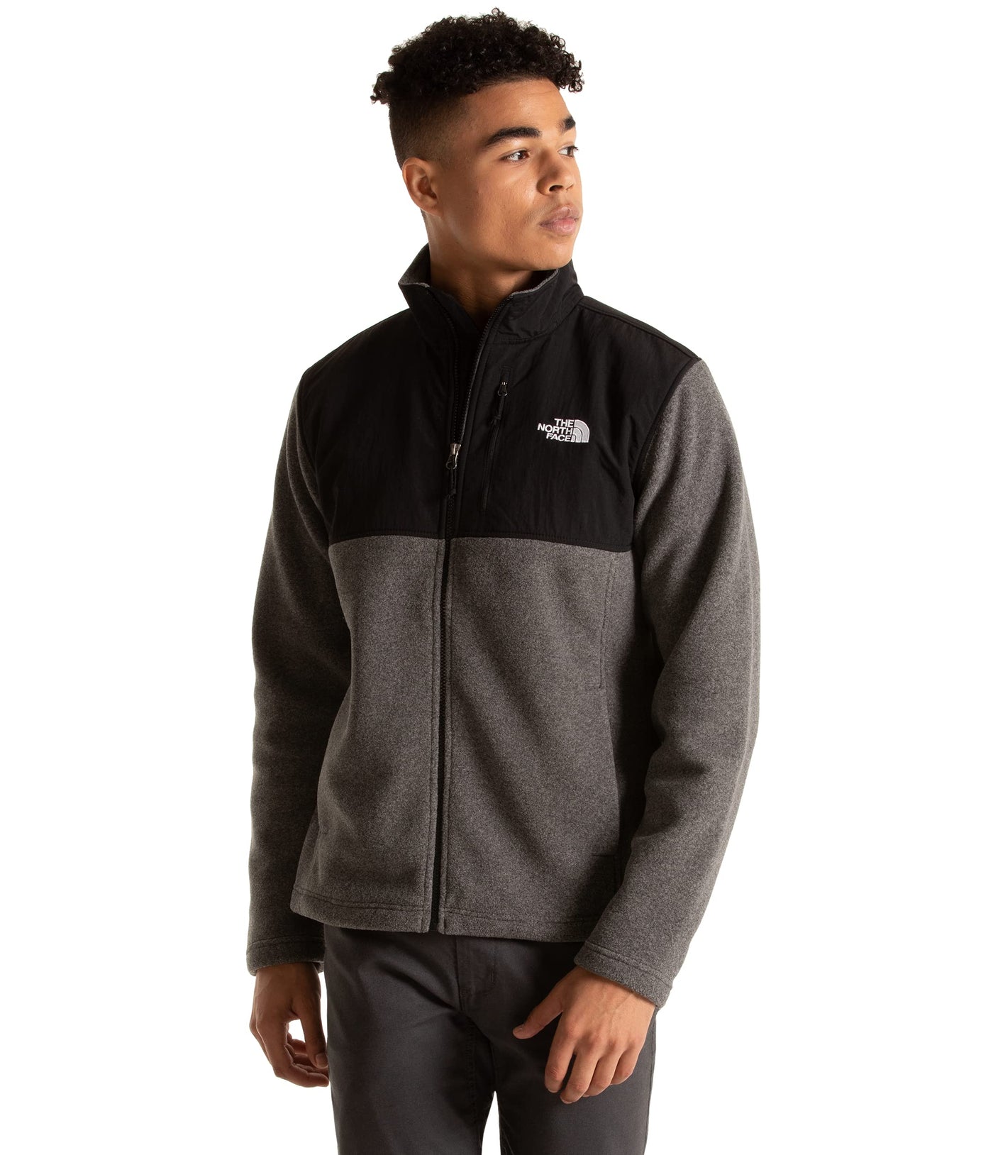 THE NORTH FACE Men's Sun Rise Full Zip, TNF Black Heather, S