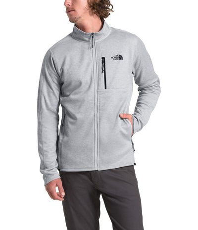 THE NORTH FACE Men's Canyonlands Full Zip Jacket, TNF Light Grey Heather, X-Large