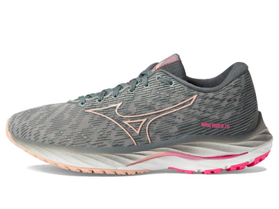 Mizuno Wave Rider 26 Project Zero Ultimate Grey/Peach Bud Women's 8.5 B (M)