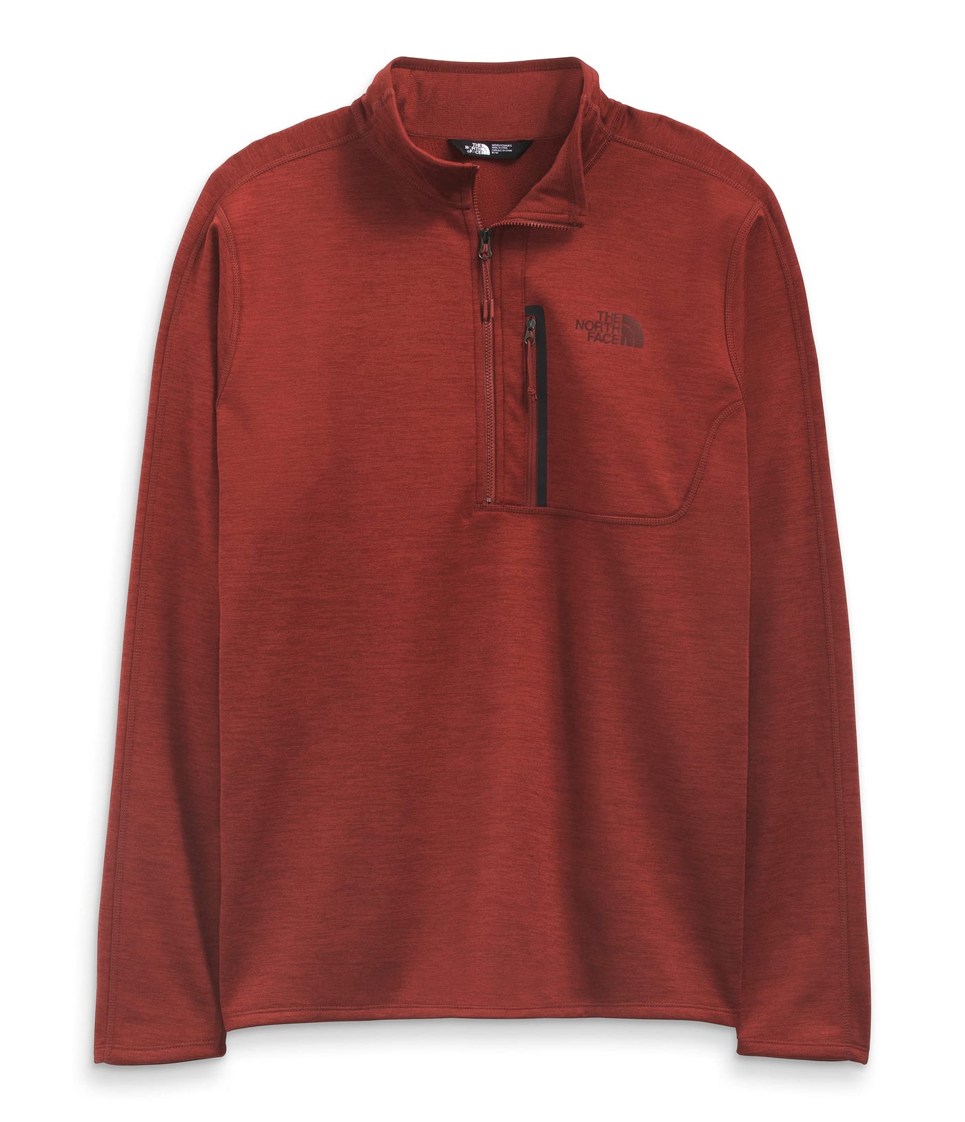 The North Face Men's Canyonlands ½ Zip, Brick House Red Heather, XL