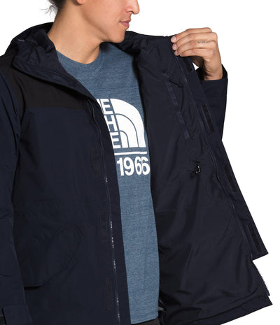 THE NORTH FACE Men's City Breeze Rain Parka, Aviator Navy/TNF Black, XX-Large