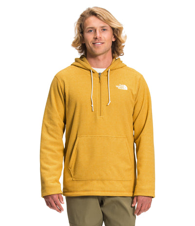 THE NORTH FACE Men's Textured Cap Rock ¼ Zip Hoodie Sweatshirt, Arrowwood Yellow, Medium