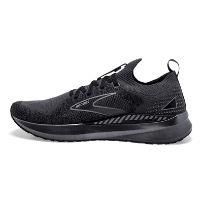 Brooks Men’s Levitate StealthFit GTS 5 Supportive Running Shoe 14 Black/Ebony/Grey