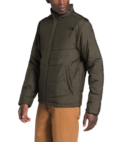 THE NORTH FACE Junction Insulated Jacket for Men - Pure Polyester Construction - Standard-fit Insulator New Taupe Green MD One Size