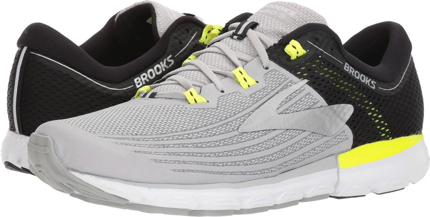 Brooks Neuro 3 Shoe - Men's Running Grey/Black/Nightlife, 8