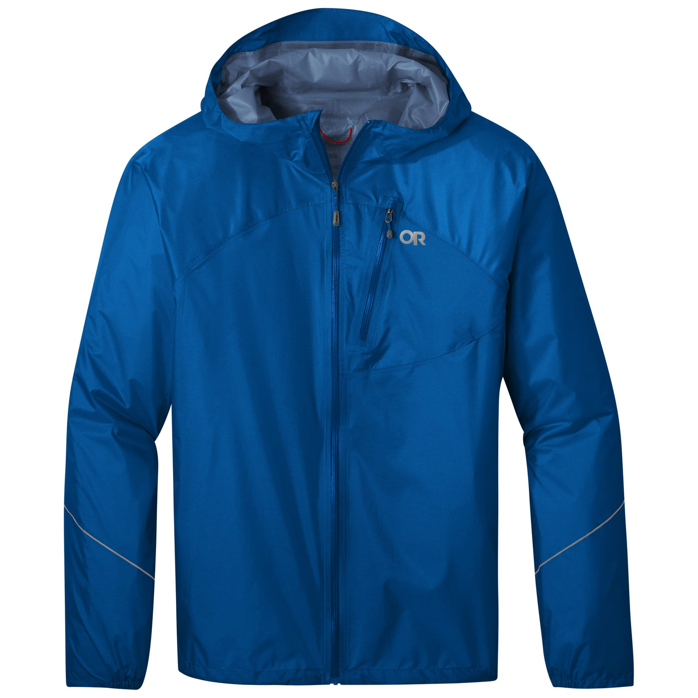 Outdoor Research Men's Helium Rain Jacket – Breathable Weatherproof Jacket Medium Classic Blue