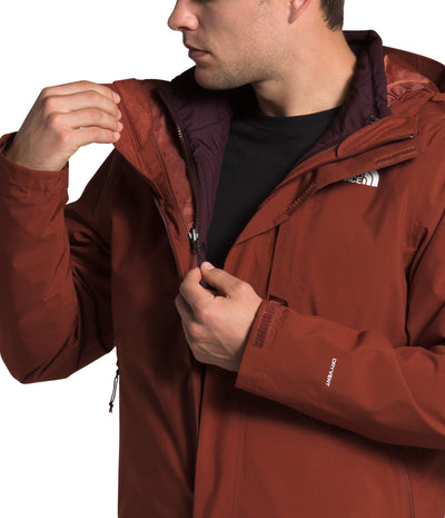 THE NORTH FACE Men's Carto Triclimate® Jacket, Brandy Brown/TNF Black, X-Large