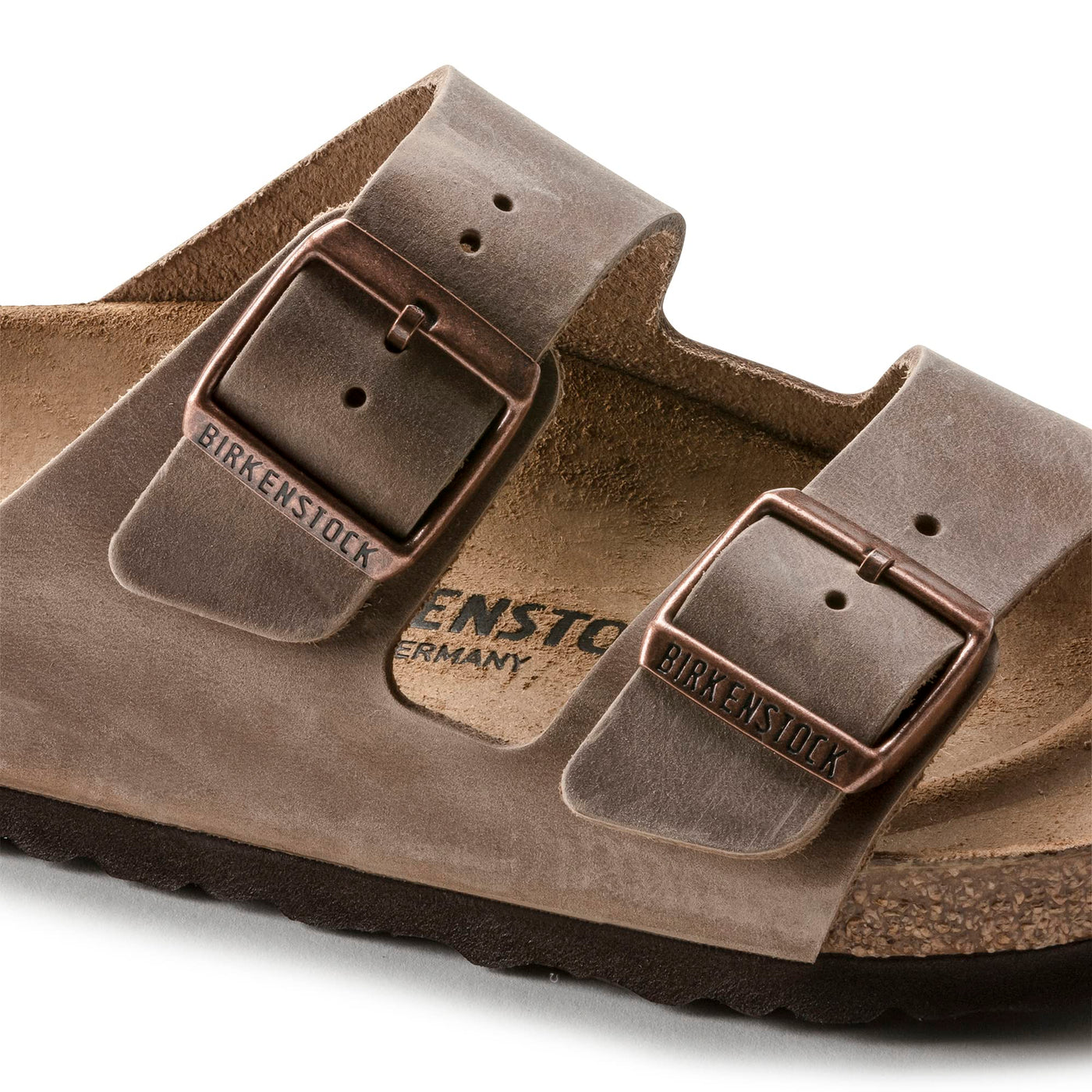 Birkenstock Unisex Arizona, Tobacco Oil LTHR, 36