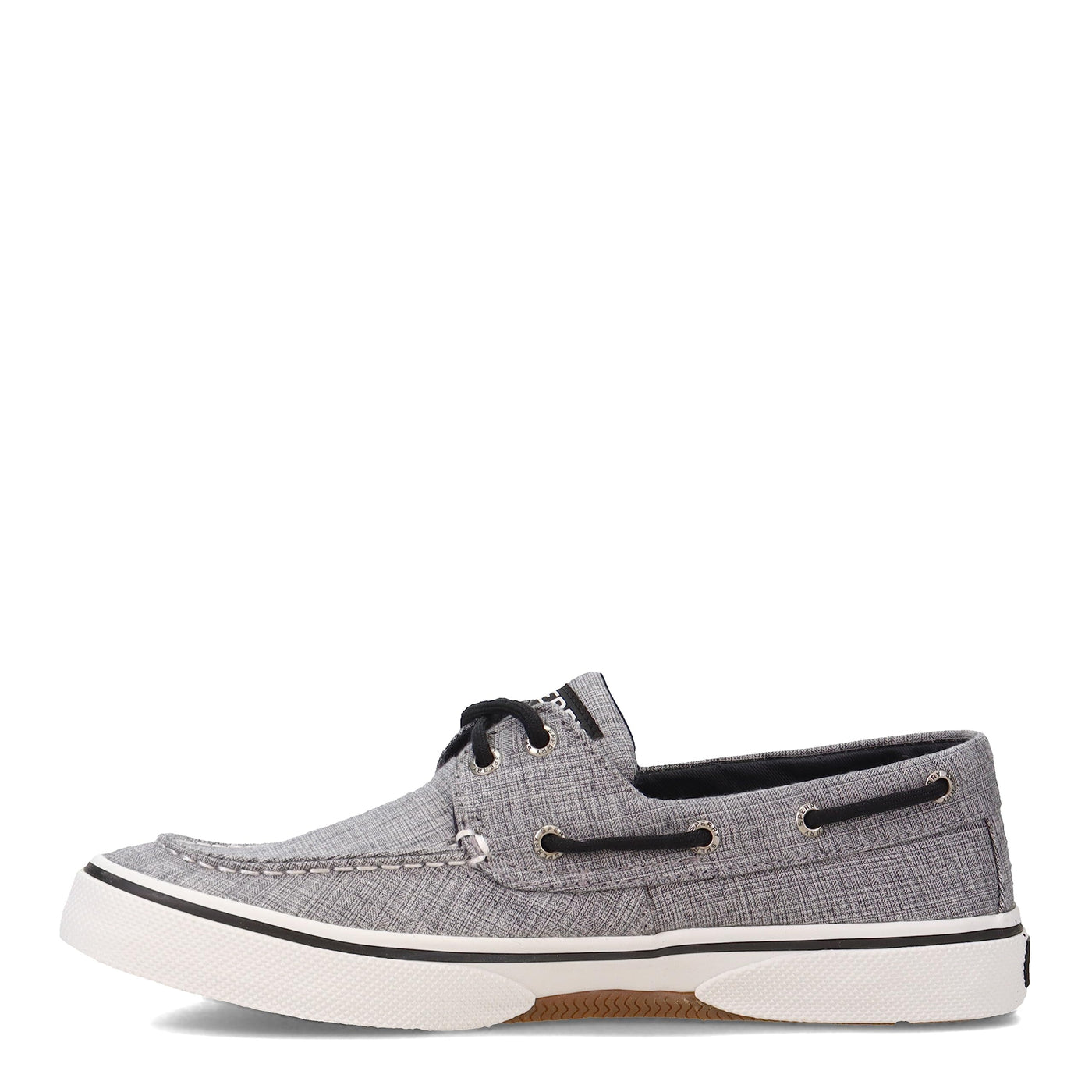 Sperry Men's Halyard 2-Eye Boat Shoe, Grey, 12 Wide