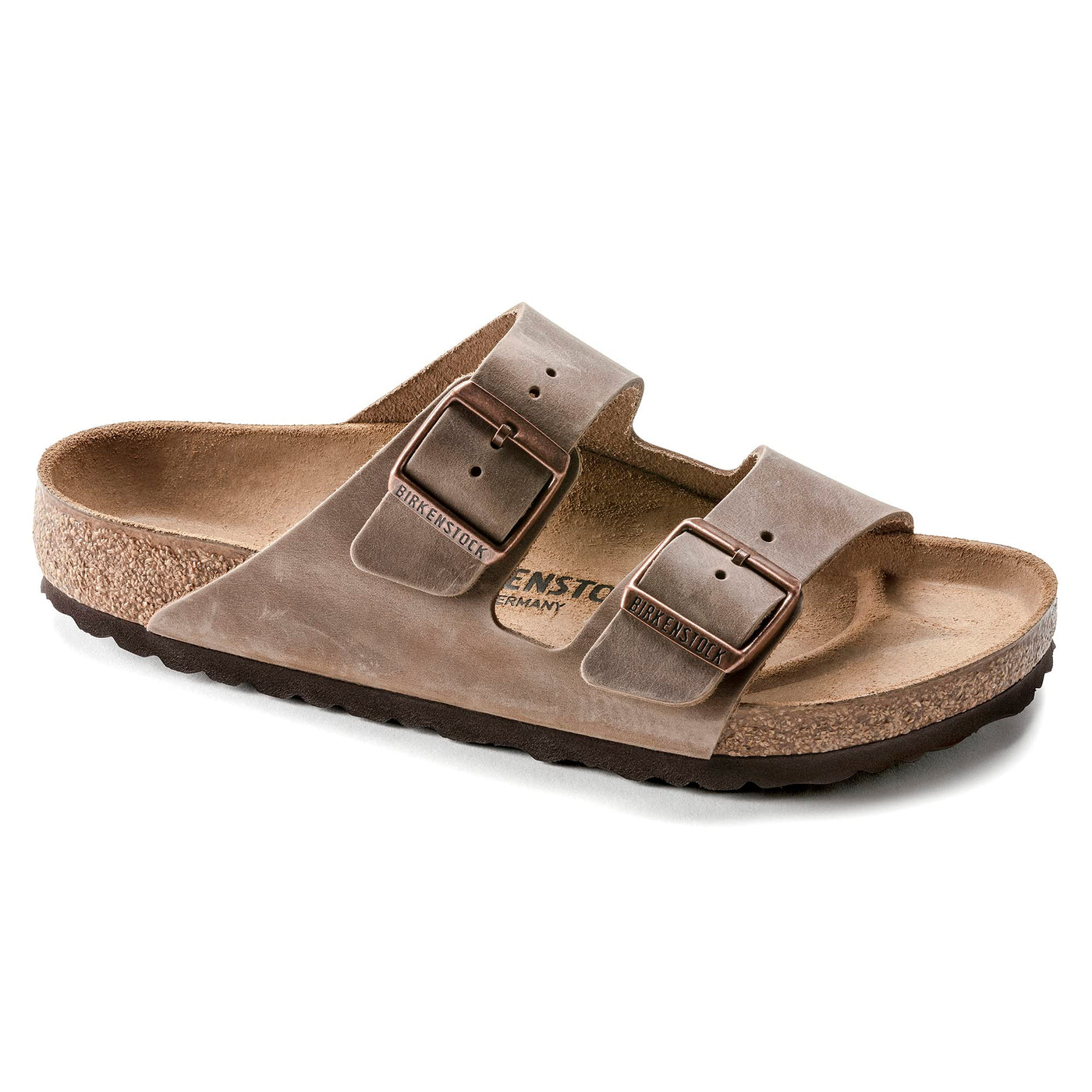 Birkenstock Unisex Arizona, Tobacco Oil LTHR, 36