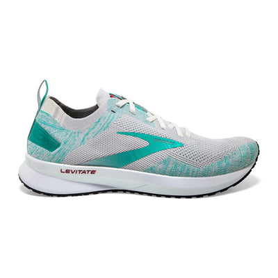 Brooks Women's Levitate 4 Running Shoe - Antarctica/Atlantis/White - 5