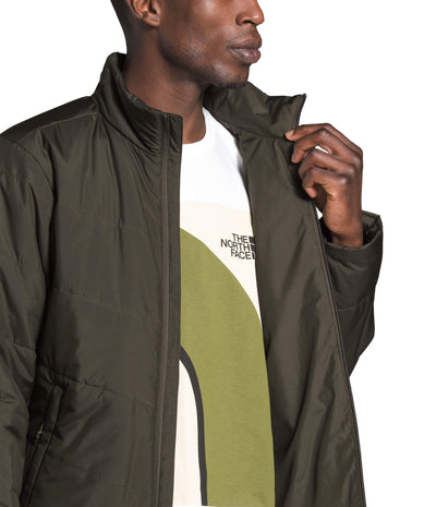 THE NORTH FACE Junction Insulated Jacket for Men - Pure Polyester Construction - Standard-fit Insulator New Taupe Green MD One Size