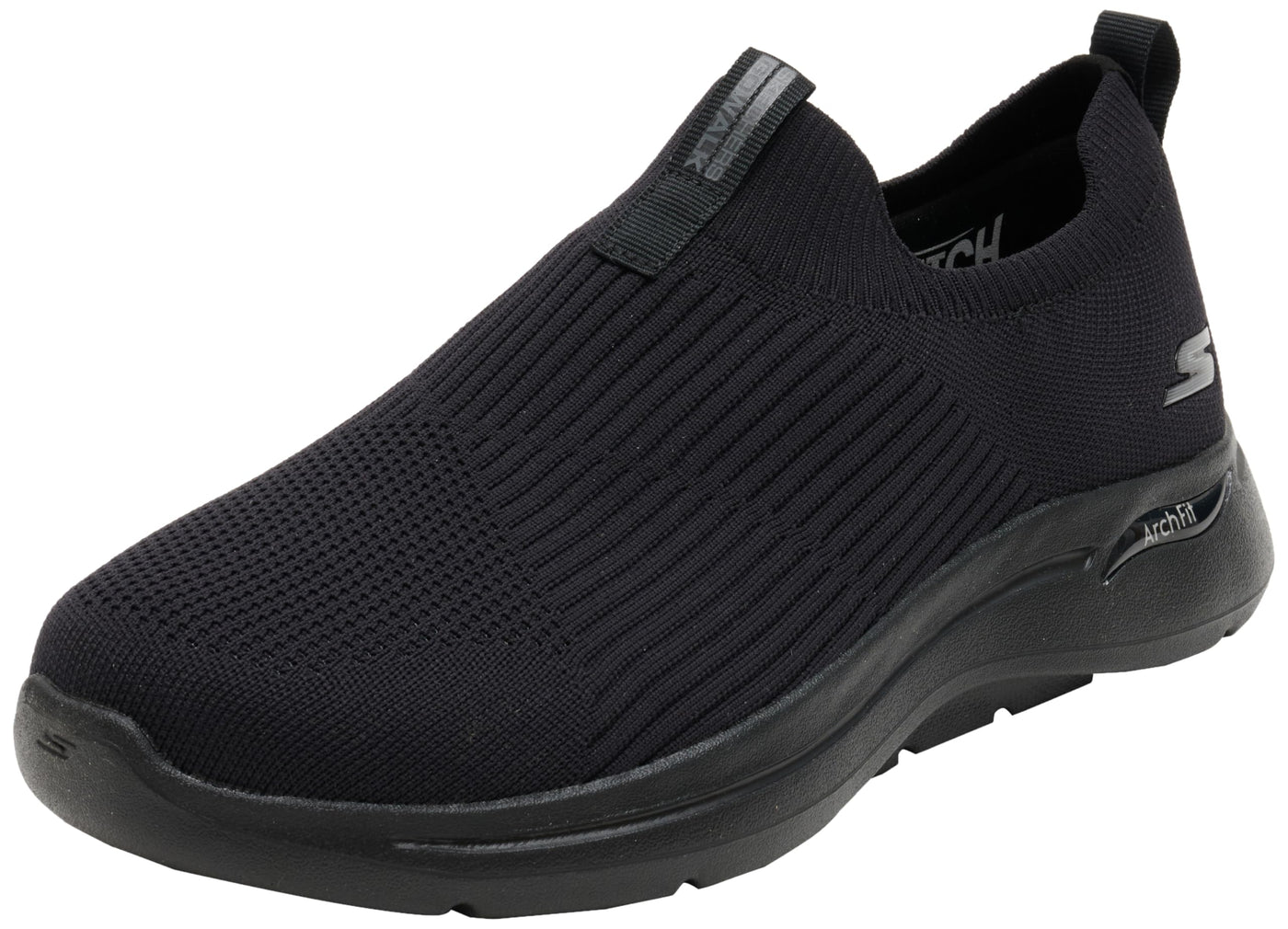 Skechers Men's Gowalk Arch Fit-stretchfit Athletic Slip-on Casual Loafer Walking Shoe Sneaker, Black, 9 X-Wide