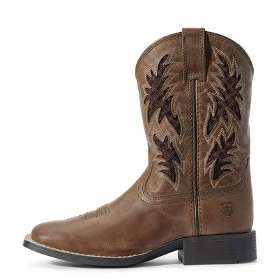 Ariat Kids Girl's Cowboy Venttek™ (Toddler/Little Kid/Big Kid) 4.5 Big Kid M Brown