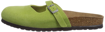 Birkenstock womens Maria from Birko-Flor Clogs 4-4.5 Green