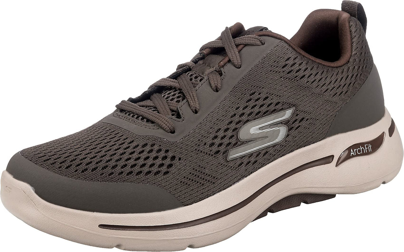 Skechers Men's, Gowalk Arch Fit Idyllic Sneaker 9 X-Wide Taupe