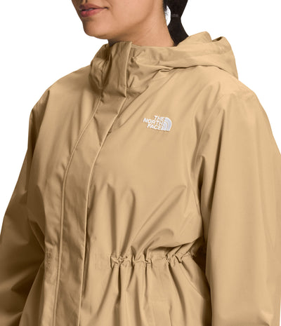 THE NORTH FACE Plus Size City Breeze Rain Jacket Khaki Stone 2X