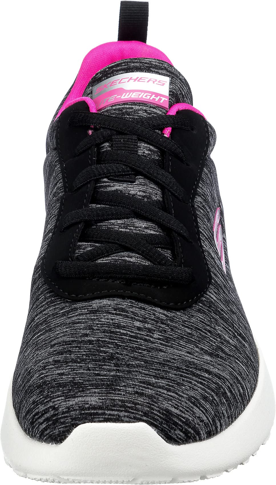 Skechers Women's 149344 Athleisure Sneaker 7 Black/Hot Pink