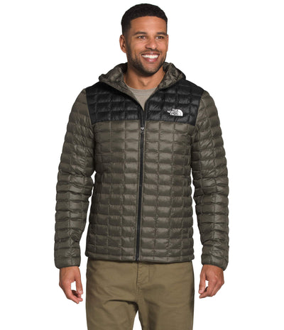 THE NORTH FACE Men's ThermoBall™ Eco Hoodie, New Taupe Green Matte/TNF Black Matte, M