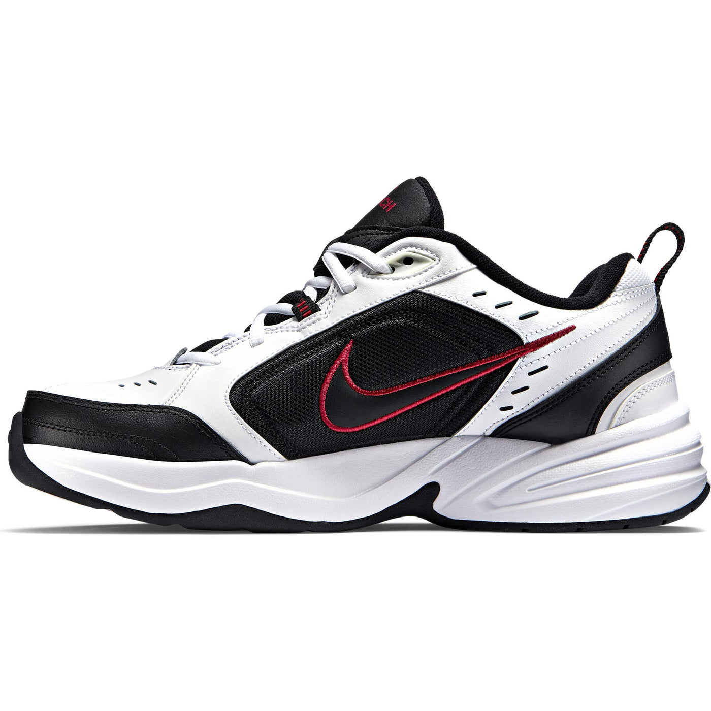 Nike mens Air Monarch IV Cross Trainer, Black/White, 13 Wide