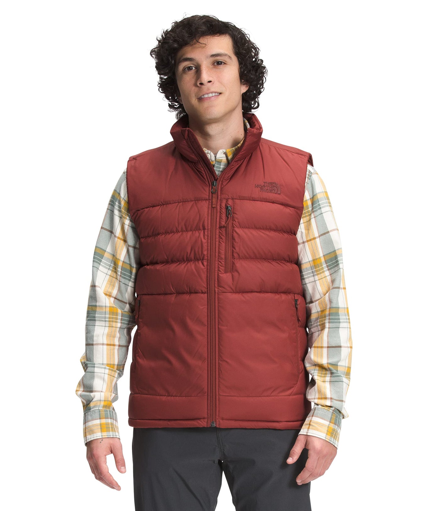 THE NORTH FACE Men's Aconcagua 2 Insulated Vest, Brick House Red, Medium