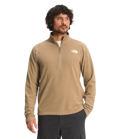 The North Face Men's Textured Cap Rock ¼ Zip Pullover Sweatshirt, Kelp Tan, Large