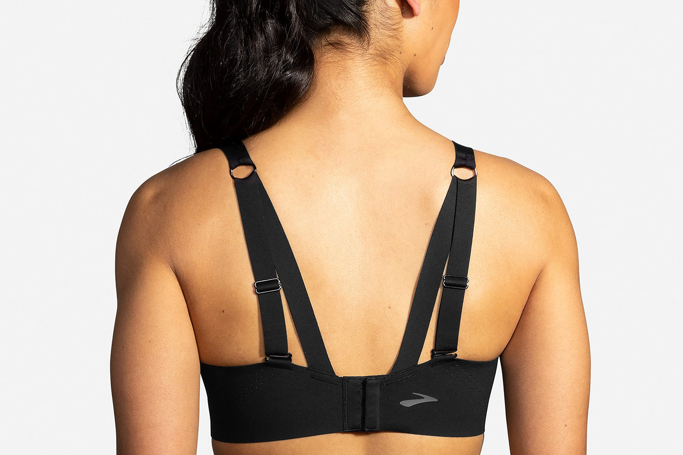 Brooks Women's Underwire Sports Bra for High Impact Running, Workouts & Sports with Maximum Support - Black - 38 E